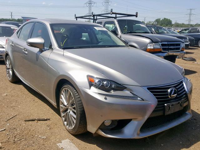 JTHCF1D21E5000935 - 2014 LEXUS IS 250 SILVER photo 1