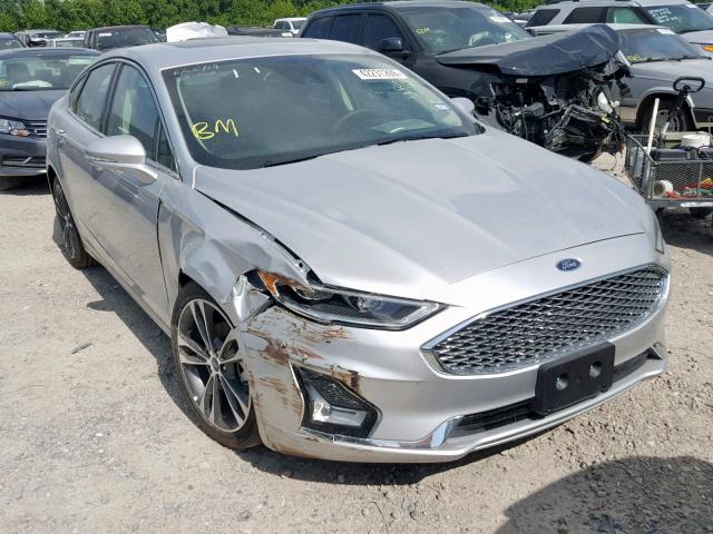 3FA6P0D99KR240297 - 2019 FORD FUSION TIT SILVER photo 1