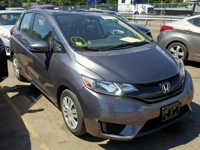 3HGGK5G58FM755511 - 2015 HONDA FIT LX GRAY photo 1