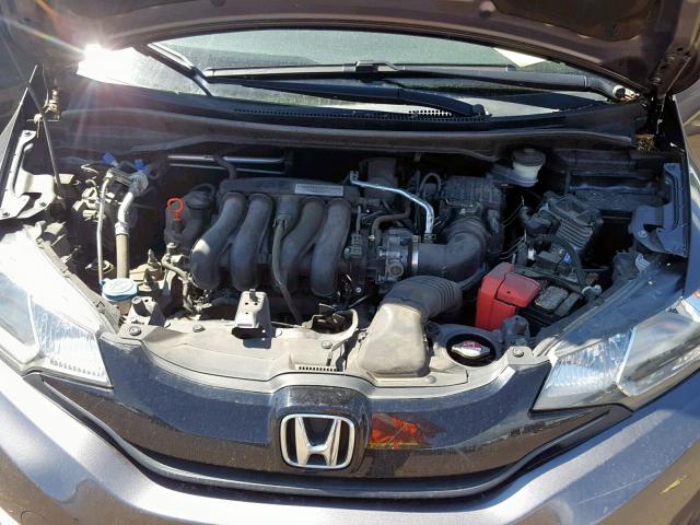 3HGGK5G58FM755511 - 2015 HONDA FIT LX GRAY photo 7