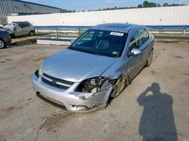 1G1AF5F52A7142600 - 2010 CHEVROLET COBALT 2LT GRAY photo 2