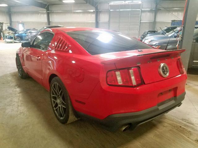 1ZVBP8JS7B5136793 - 2011 FORD MUSTANG SH RED photo 3