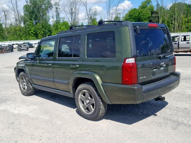 1J8HG48K78C188420 - 2008 JEEP COMMANDER GREEN photo 3