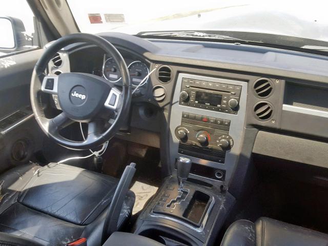 1J8HG48K78C188420 - 2008 JEEP COMMANDER GREEN photo 9