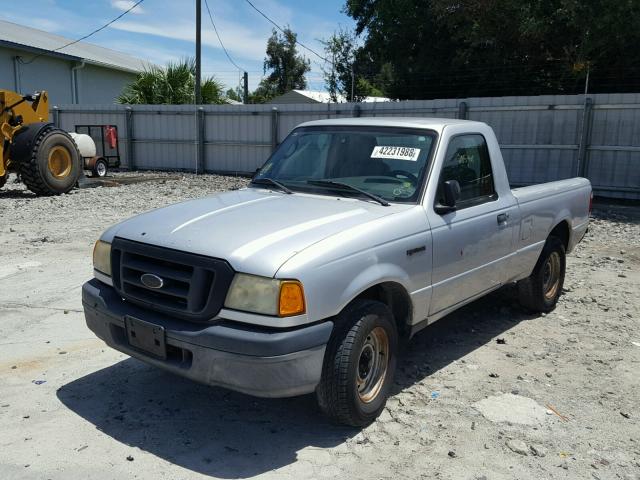 1FTYR10U74PA82341 - 2004 FORD RANGER SILVER photo 2