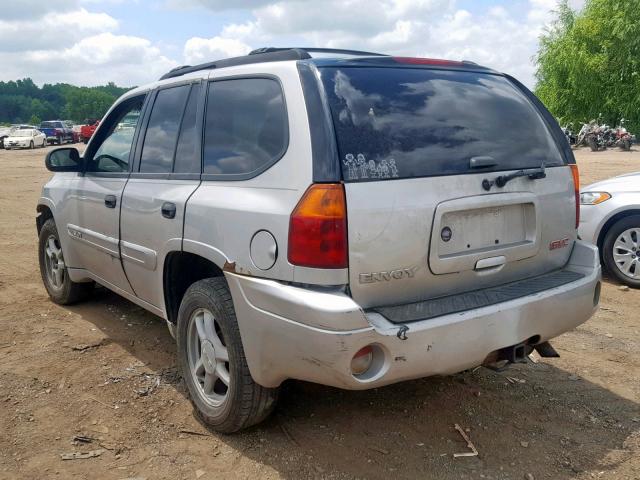 1GKDT13S842358358 - 2004 GMC ENVOY SILVER photo 3