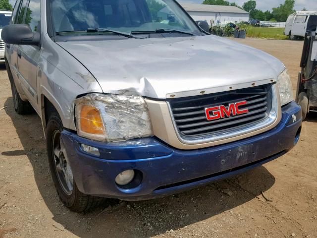 1GKDT13S842358358 - 2004 GMC ENVOY SILVER photo 9