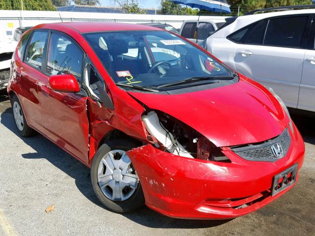 JHMGE8H33CS008467 - 2012 HONDA FIT RED photo 1