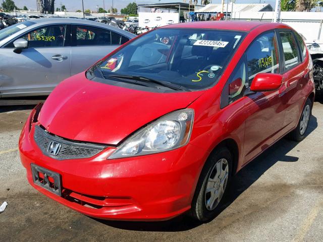 JHMGE8H33CS008467 - 2012 HONDA FIT RED photo 2