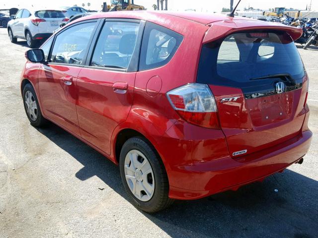 JHMGE8H33CS008467 - 2012 HONDA FIT RED photo 3