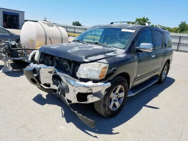 5N1AA08AX5N737419 - 2005 NISSAN ARMADA SE BLACK photo 2