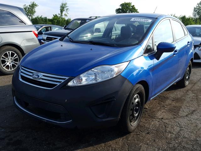 3FADP4BJ7BM127439 - 2011 FORD FIESTA SE BLUE photo 2