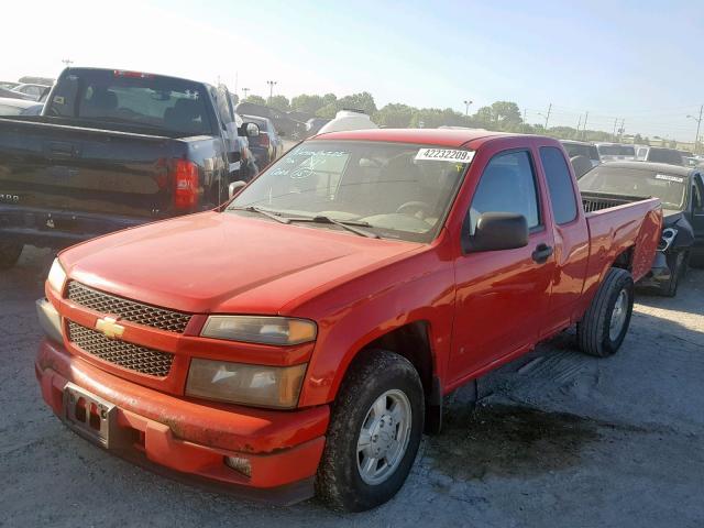 1GCCS198768259276 - 2006 CHEVROLET COLORADO RED photo 2