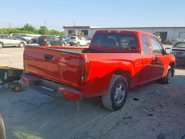 1GCCS198768259276 - 2006 CHEVROLET COLORADO RED photo 4