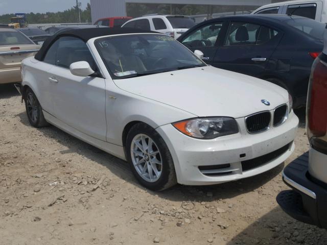 WBAUL7C53BVM79879 - 2011 BMW 128 I WHITE photo 1