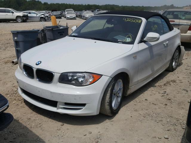 WBAUL7C53BVM79879 - 2011 BMW 128 I WHITE photo 2