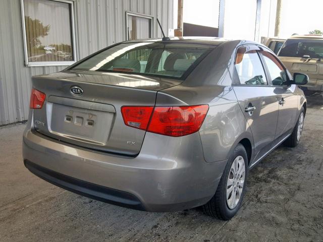 KNAFU4A23B5464862 - 2011 KIA FORTE EX GRAY photo 4