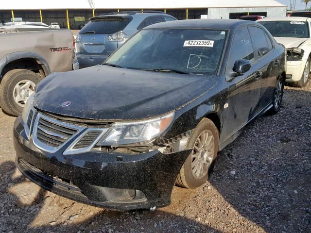 YS3FA4CY9A1609821 - 2010 SAAB 9-3 2.0T BLACK photo 2