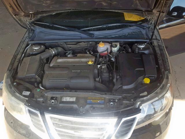 YS3FA4CY9A1609821 - 2010 SAAB 9-3 2.0T BLACK photo 7