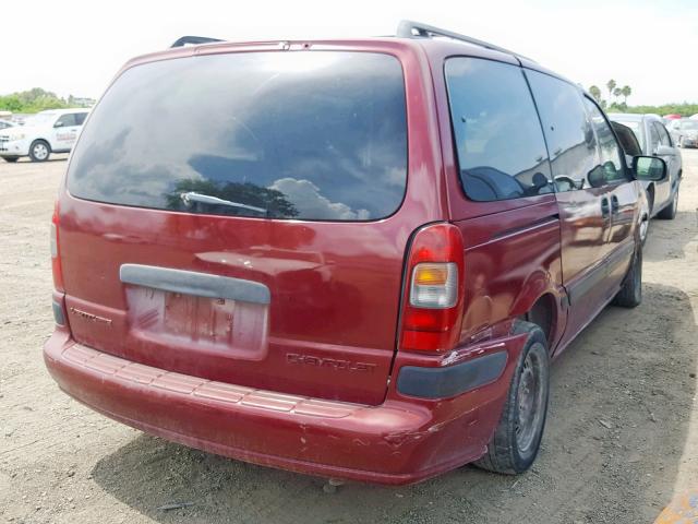 1GNDX03E5XD153651 - 1999 CHEVROLET VENTURE RED photo 4