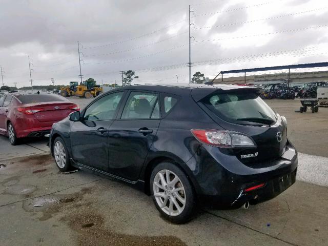 JM1BL1M55C1686014 - 2012 MAZDA 3 S BLACK photo 3