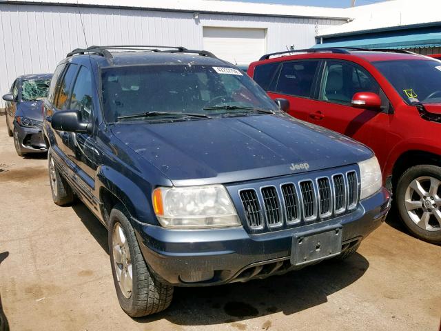 1J4GW58N61C520000 - 2001 JEEP GRAND CHER BLUE photo 1