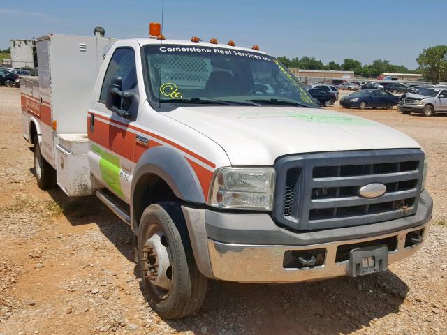 1FDAF56P46ED88801 - 2006 FORD F550 SUPER WHITE photo 1