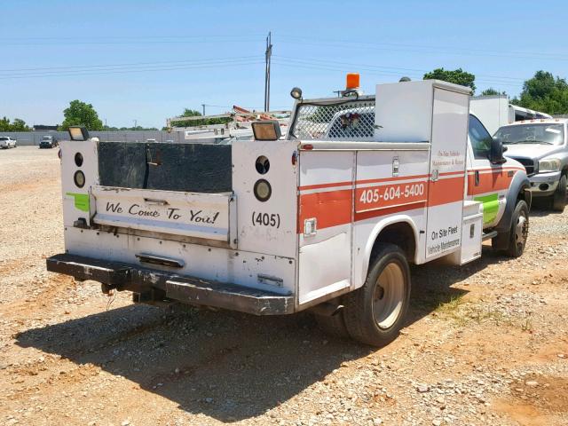 1FDAF56P46ED88801 - 2006 FORD F550 SUPER WHITE photo 4