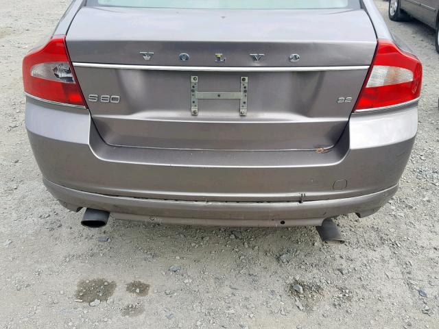 YV1960AS8A1131091 - 2010 VOLVO S80 3.2 BROWN photo 9