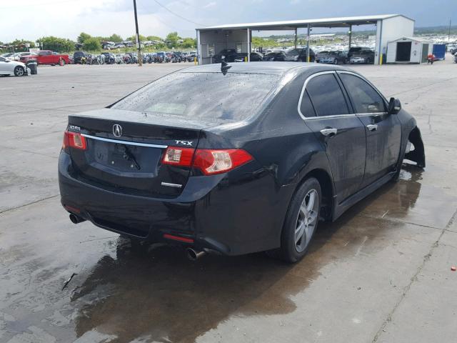 JH4CU2F83CC015491 - 2012 ACURA TSX SE BLACK photo 4