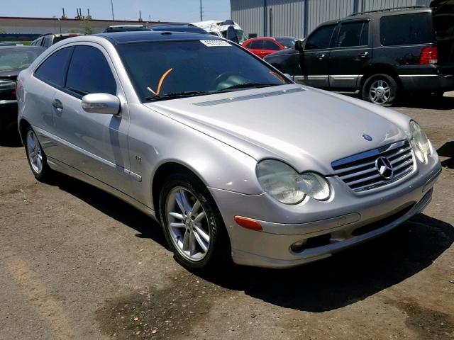 WDBRN40JX3A505159 - 2003 MERCEDES-BENZ C 230K SPO SILVER photo 1