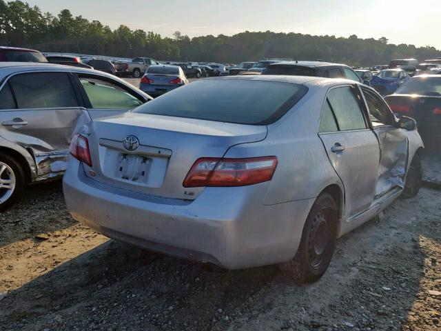 JTNBE46K573059219 - 2007 TOYOTA CAMRY CE SILVER photo 4