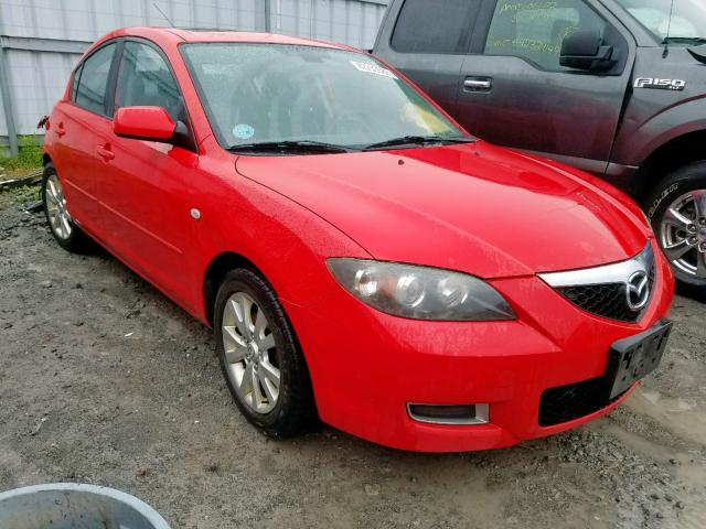 JM1BK32F281823170 - 2008 MAZDA 3 I RED photo 1