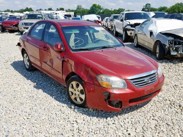 KNAFE221295667064 - 2009 KIA SPECTRA EX BURGUNDY photo 1