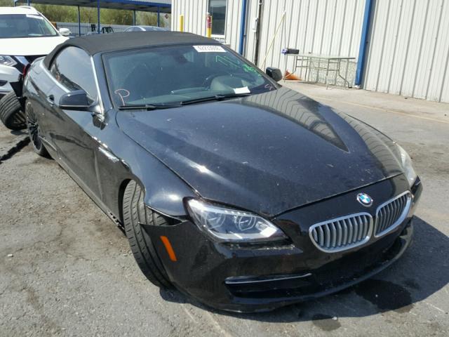 WBALZ3C54CDL73175 - 2012 BMW 650 I BLACK photo 1