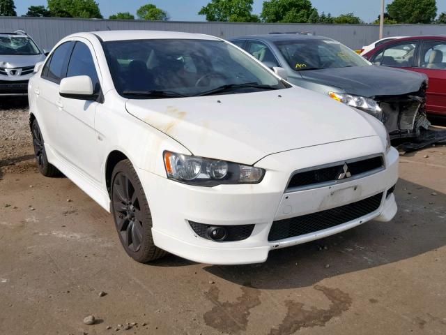 JA32U8FW2AU012814 - 2010 MITSUBISHI LANCER GTS WHITE photo 1