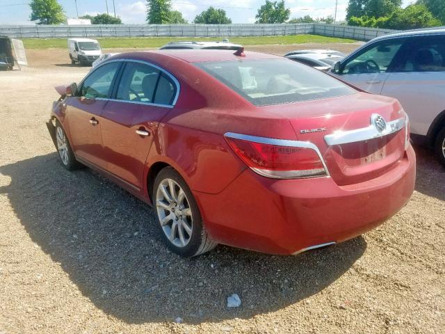 1G4GJ5E3XCF241489 - 2012 BUICK LACROSSE T BURGUNDY photo 3