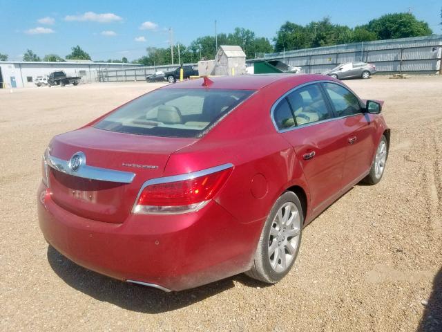 1G4GJ5E3XCF241489 - 2012 BUICK LACROSSE T BURGUNDY photo 4