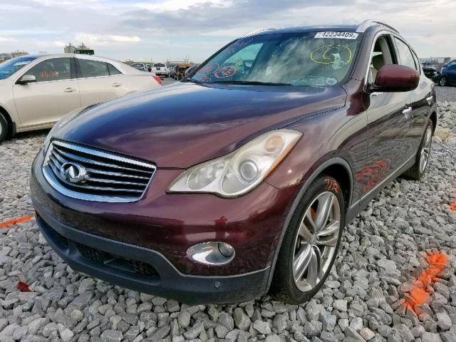 JN1AJ0HP8BM800210 - 2011 INFINITI EX35 BASE RED photo 2