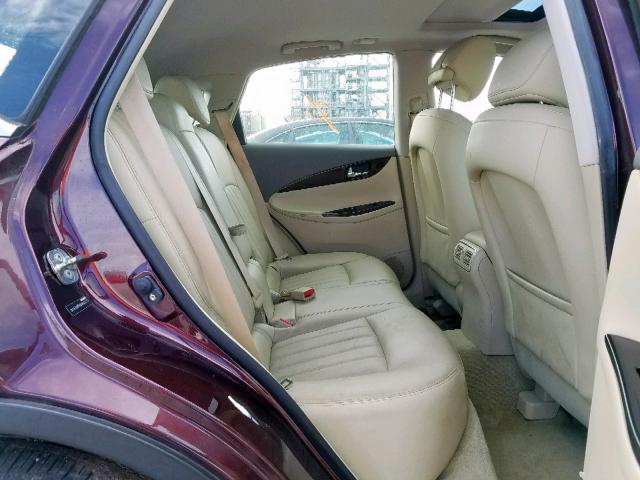 JN1AJ0HP8BM800210 - 2011 INFINITI EX35 BASE RED photo 6