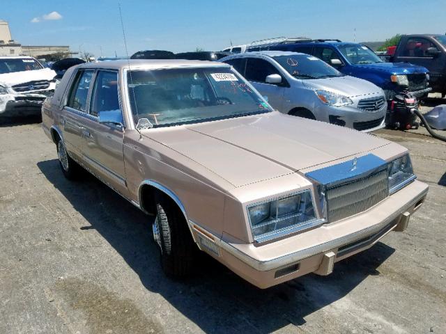 1C3BT56KXHC257817 - 1987 CHRYSLER NEW YORKER GOLD photo 1