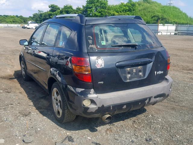 5Y2SM638X5Z440750 - 2005 PONTIAC VIBE BLACK photo 3