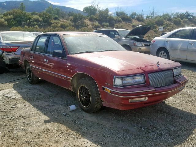 1G4NC54DXKM026782 - 1989 BUICK SKYLARK CU RED photo 1