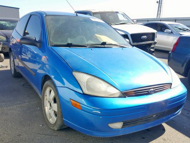 3FAHP31311R216150 - 2001 FORD FOCUS ZX3 BLUE photo 1