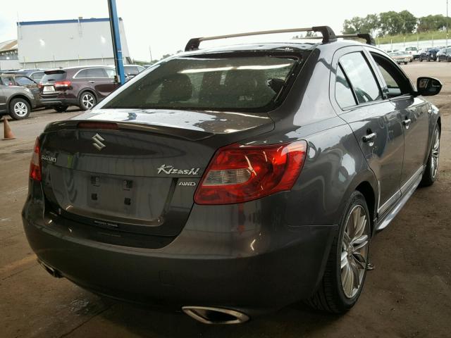 JS2RF9A65C6100602 - 2012 SUZUKI KIZASHI SP GRAY photo 4