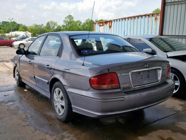 KMHWF25S85A184101 - 2005 HYUNDAI SONATA GL GRAY photo 3