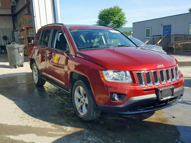 1C4NJDBB6DD280188 - 2013 JEEP COMPASS SP წითელი ფოტო 1