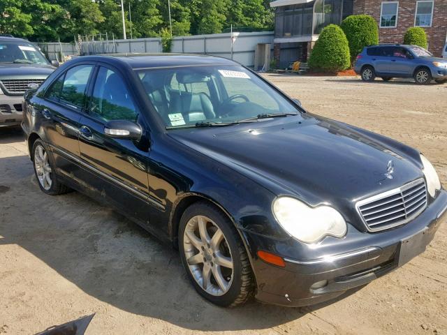 WDBRF84J83F376758 - 2003 MERCEDES-BENZ C 320 4MAT BLACK photo 1