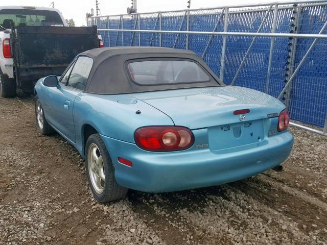 JM1NB353520230978 - 2002 MAZDA MX-5 MIATA BLUE photo 3