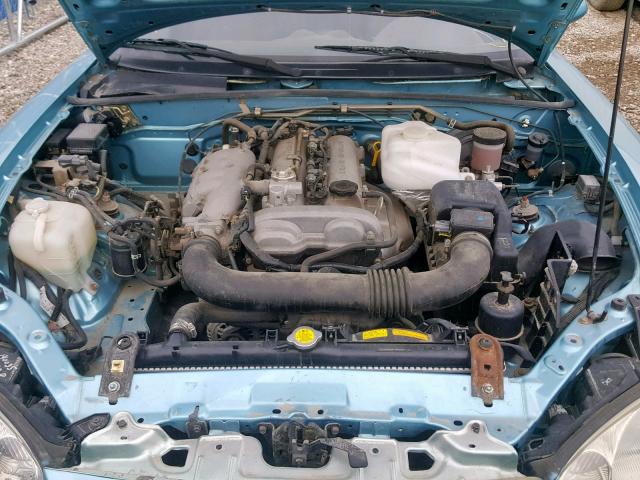 JM1NB353520230978 - 2002 MAZDA MX-5 MIATA BLUE photo 7